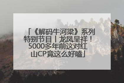 《解码牛河梁》系列特别节目丨龙凤呈祥！5000多年前这对红山CP竟这么好嗑