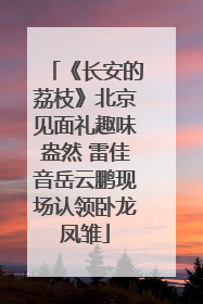 《长安的荔枝》北京见面礼趣味盎然 雷佳音岳云鹏现场认领卧龙凤雏