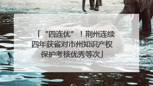 “四连优”！荆州连续四年获省对市州知识产权保护考核优秀等次