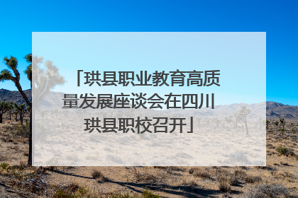 珙县职业教育高质量发展座谈会在四川珙县职校召开