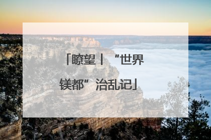 瞭望丨“世界镁都”治乱记