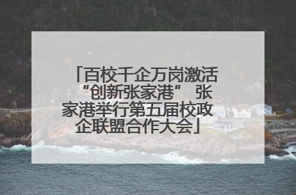 百校千企万岗激活“创新张家港” 张家港举行第五届校政企联盟合作大会