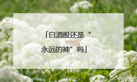 白酒股还是“永远的神”吗