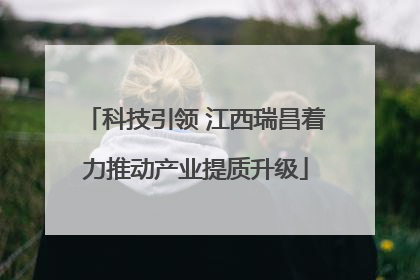 科技引领 江西瑞昌着力推动产业提质升级