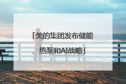 美的集团发布储能、热泵和AI战略