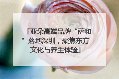 亚朵高端品牌“萨和”落地深圳，聚焦东方文化与养生体验
