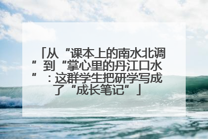 从“课本上的南水北调”到“掌心里的丹江口水”：这群学生把研学写成了“成长笔记”
