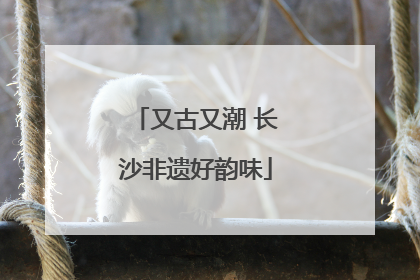又古又潮 长沙非遗好韵味