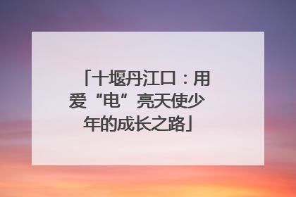 十堰丹江口：用爱“电”亮天使少年的成长之路