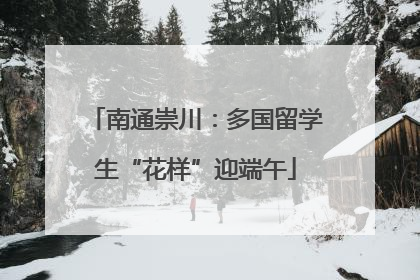 南通崇川：多国留学生“花样”迎端午