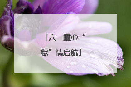 六一童心“粽”情启航