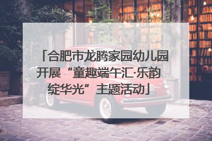 合肥市龙腾家园幼儿园开展“童趣端午汇·乐韵绽华光”主题活动