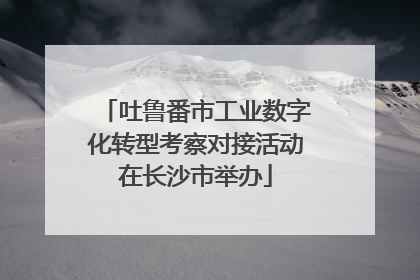 吐鲁番市工业数字化转型考察对接活动在长沙市举办