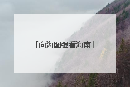 向海图强看海南