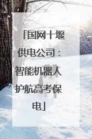 国网十堰供电公司：智能机器人护航高考保电