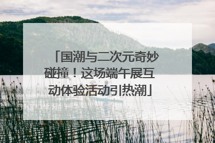 国潮与二次元奇妙碰撞！这场端午展互动体验活动引热潮