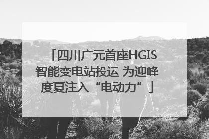 四川广元首座HGIS智能变电站投运 为迎峰度夏注入“电动力”