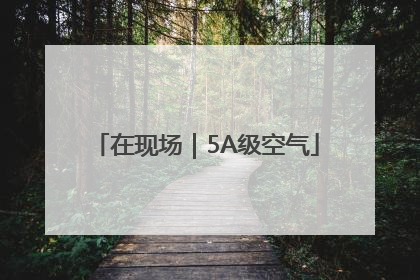 在现场｜5A级空气