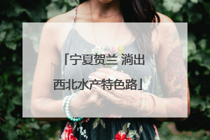 宁夏贺兰 淌出西北水产特色路