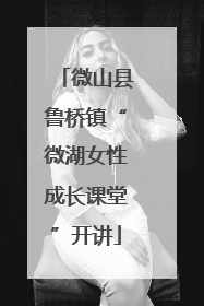 微山县鲁桥镇“微湖女性成长课堂”开讲