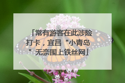 常有游客在此涉险打卡，宜昌“小青岛”无奈围上铁丝网