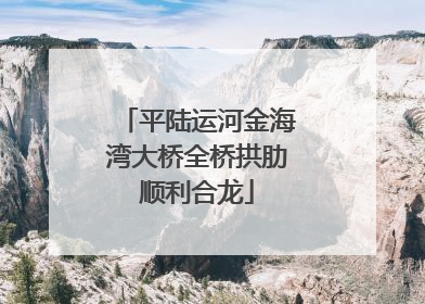 平陆运河金海湾大桥全桥拱肋顺利合龙