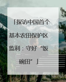 探访中国首个基本农田保护区监利：守好“饭碗田”