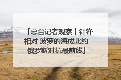 总台记者观察丨针锋相对 波罗的海成北约俄罗斯对抗最前线