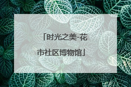 时光之美-花市社区博物馆