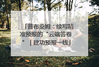 普布桑姆：续写精准预报的“云端答卷”｜建功预报一线