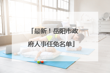 最新！岳阳市政府人事任免名单
