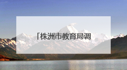株洲市教育局调研渌口区五中