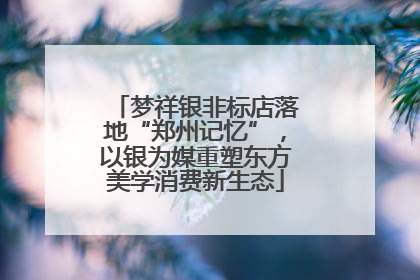 梦祥银非标店落地“郑州记忆”，以银为媒重塑东方美学消费新生态