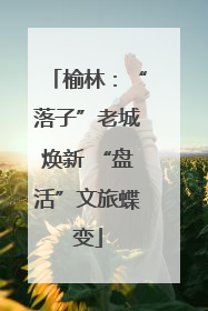 榆林：“落子”老城焕新 “盘活”文旅蝶变
