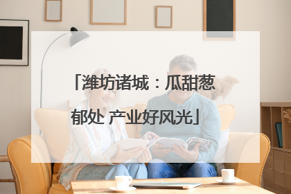 潍坊诸城：瓜甜葱郁处 产业好风光