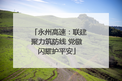 永州高速：联建聚力筑防线 党徽闪耀护平安