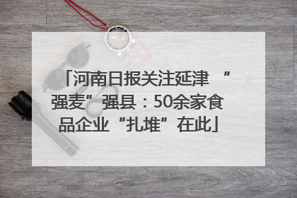 河南日报关注延津 “强麦”强县：50余家食品企业“扎堆”在此