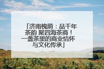 济南槐荫：品千年茶韵 聚四海茶商！一盏茶里的商业情怀与文化传承