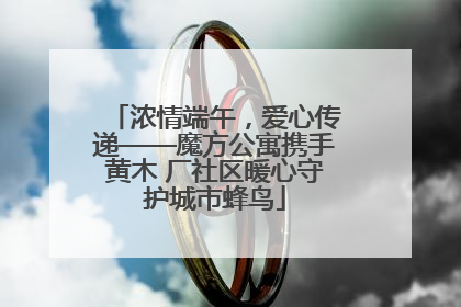 浓情端午，爱心传递——魔方公寓携手黄木 厂社区暖心守护城市蜂鸟