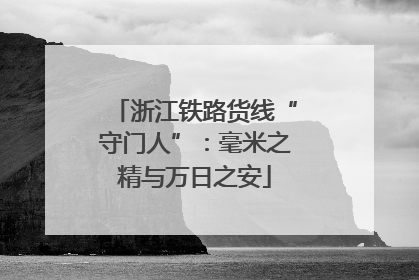 浙江铁路货线“守门人”：毫米之精与万日之安