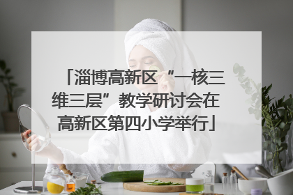 淄博高新区“一核三维三层”教学研讨会在高新区第四小学举行