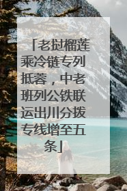 老挝榴莲乘冷链专列抵蓉，中老班列公铁联运出川分拨专线增至五条