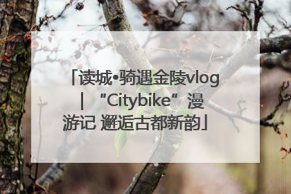 读城•骑遇金陵vlog｜“Citybike”漫游记 邂逅古都新韵