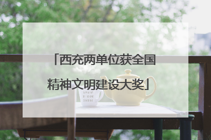西充两单位获全国精神文明建设大奖