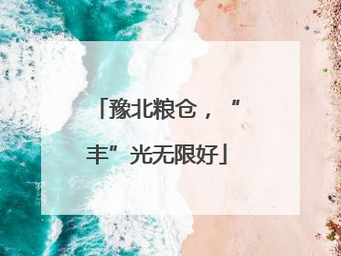 豫北粮仓，“丰”光无限好