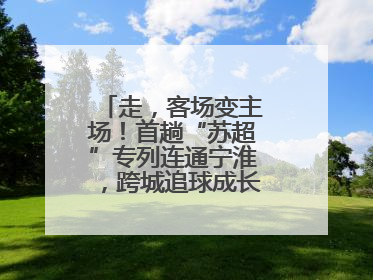 走，客场变主场！首趟“苏超”专列连通宁淮，跨城追球成长三角人新日常