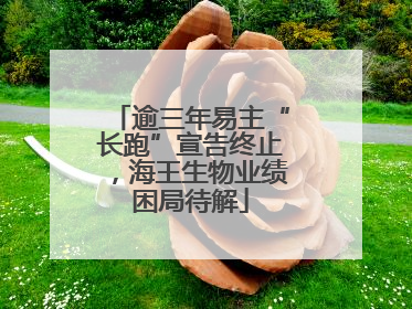 逾三年易主“长跑”宣告终止，海王生物业绩困局待解