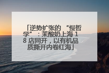 逆势扩张的 “慢哲学”：茉酸奶上海 18 店同开，以有机品质撕开内卷红海