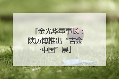 金光华董事长：陕历博推出“吉金·中国”展