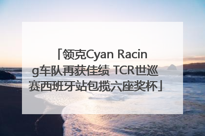 领克Cyan Racing车队再获佳绩 TCR世巡赛西班牙站包揽六座奖杯